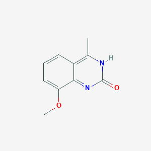 molecular formula C10H10N2O2 B8647353 8-Methoxy-4-methylquinazolin-2-ol 