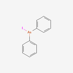 molecular formula C12H10AsI B8647801 Iododiphenylarsine CAS No. 7065-18-1