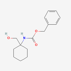 molecular formula C15H21NO3 B8648007 Benzyl 1-(hydroxymethyl)cyclohexylcarbamate 
