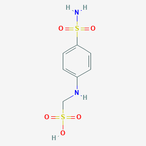 molecular formula C7H10N2O5S2 B086482 Mesulfamide CAS No. 122-89-4