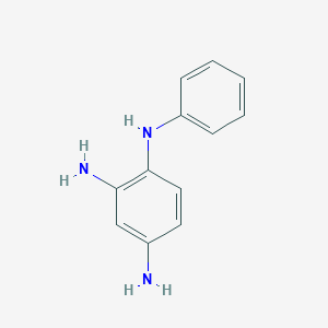 molecular formula C12H13N3 B086486 2,4-Diaminodiphenylamine CAS No. 136-17-4