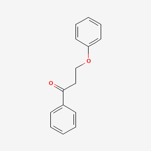 molecular formula C15H14O2 B8648667 3-Phenoxy-1-phenylpropan-1-one 