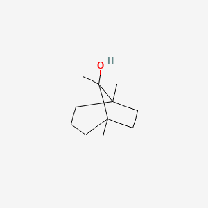 molecular formula C11H20O B8648734 Bicyclo[3.2.1]octan-8-ol, 1,5,8-trimethyl- CAS No. 84681-91-4