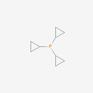 molecular formula C9H15P B8648776 Tricyclopropylphosphine CAS No. 13118-24-6