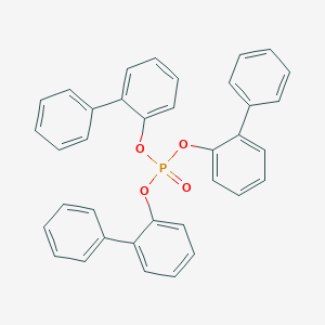 molecular formula C36H27O4P B086488 Tris(2-biphenylyl) phosphate CAS No. 132-28-5