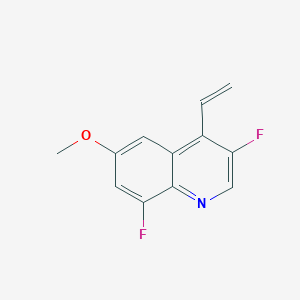 4-Ethenyl-3,8-difluoro-6-methoxyquinoline