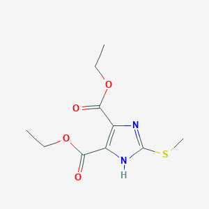 Diethyl 2-(methylsulfanyl)-1H-imidazole-4,5-dicarboxylate