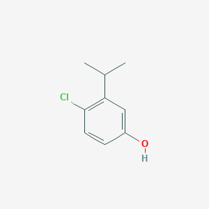 molecular formula C9H11ClO B8648954 4-Chloro-3-isopropyl-phenol 