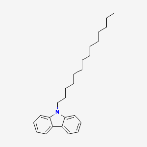 molecular formula C26H37N B8648976 9-Tetradecyl-9H-carbazole CAS No. 20863-25-6