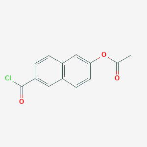 molecular formula C13H9ClO3 B8648990 6-(Chlorocarbonyl)naphthalen-2-yl acetate CAS No. 121714-82-7