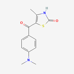 5-[4-(Dimethylamino)benzoyl]-4-methyl-1,3-thiazol-2(3H)-one