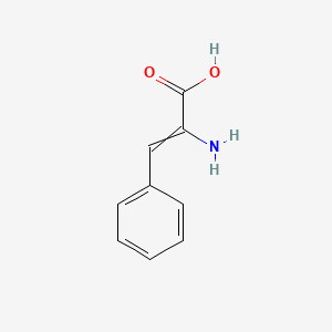 molecular formula C9H9NO2 B8649135 2-Amino-3-phenyl-2-propenoic Acid 