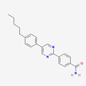 4-(5-(4-Pentylphenyl)pyrimidin-2-yl)benzamide