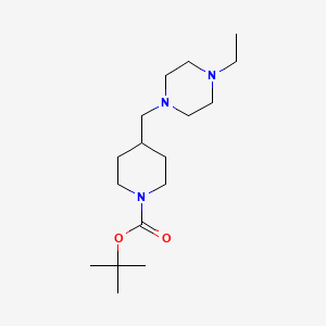 4-[(4-Ethyl-1-piperazinyl)methyl]-1-piperidinecarboxylic acid, 1,1-dimethylethyl ester