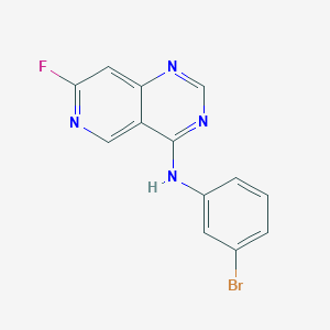 N-(3-bromophenyl)-7-fluoropyrido[4,3-d]pyrimidin-4-amine