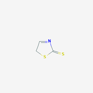 molecular formula C3H3NS2 B8649222 2(5H)-Thiazolethione CAS No. 82358-10-9