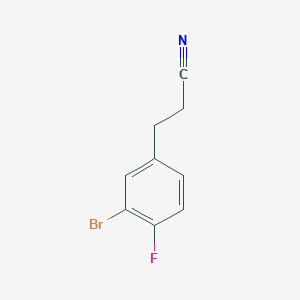 3-(3-Bromo-4-fluorophenyl)propanenitrile
