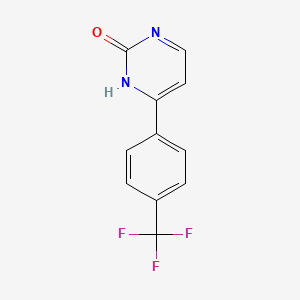 4-(4-(Trifluoromethyl)phenyl)pyrimidin-2(1H)-one