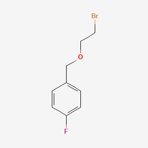 Benzene, 1-[(2-bromoethoxy)methyl]-4-fluoro-