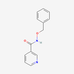molecular formula C13H12N2O2 B8649403 N-(benzyloxy)nicotinamide 