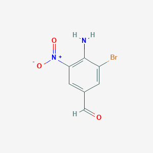 4-Amino-3-bromo-5-nitro-benzaldehyde