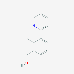 [2-Methyl-3-(pyridin-2-yl)phenyl]methanol
