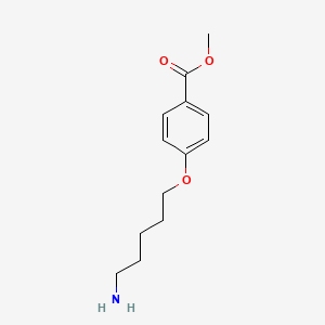 4-(5-Amino-pentyloxy)-benzoic acid methyl ester