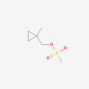 molecular formula C6H12O3S B8649537 (1-Methylcyclopropyl)methyl methanesulfonate 