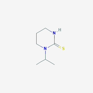 molecular formula C7H14N2S B8649568 1-(Propan-2-yl)tetrahydropyrimidine-2(1H)-thione CAS No. 29228-88-4