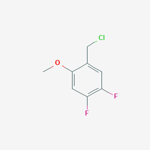 molecular formula C8H7ClF2O B8649585 1-Chloromethyl-4,5-difluoro-2-methoxy-benzene 