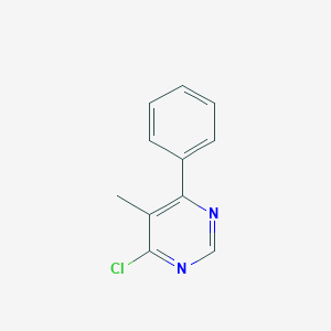 molecular formula C11H9ClN2 B8649607 4-Chloro-5-methyl-6-phenyl-pyrimidine 