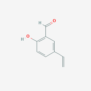 molecular formula C9H8O2 B8649632 2-Hydroxy-5-vinylbenzaldehyde CAS No. 68860-34-4
