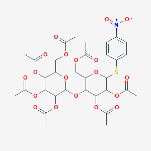 molecular formula C32H39NO19S B8649637 4-Nitrophenyl hepta-O-acetyl-1-thio-b-lactoside 