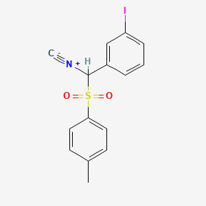 molecular formula C15H12INO2S B8649671 |A-Tosyl-(3-iodomethylbenzyl)isocyanide 