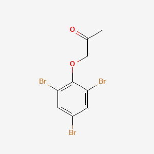 molecular formula C9H7Br3O2 B8649698 2,4,6-Tribromophenoxyacetone 