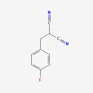molecular formula C10H7FN2 B8649732 (4-Fluorobenzyl)malononitrile 