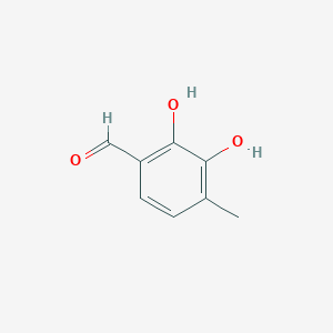 molecular formula C8H8O3 B8649793 2,3-Dihydroxy-4-methylbenzaldehyde 