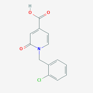 1-(2-Chloro-benzyl)-2-oxo-1,2-dihydro-pyridine-4-carboxylic acid