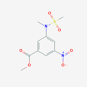 Methyl 3-[(methanesulfonyl)(methyl)amino]-5-nitrobenzoate