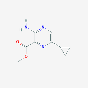 Methyl 3-amino-6-cyclopropylpyrazine-2-carboxylate