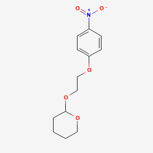 2-({2-[(4-Nitrophenyl)oxy]ethyl}oxy)tetrahydro-2H-pyran