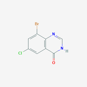 8-Bromo-6-chloro-3,4-dihydroquinazolin-4-one