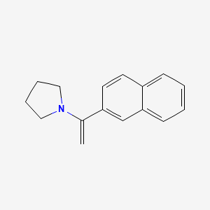 1-[1-(Naphthalen-2-yl)ethenyl]pyrrolidine