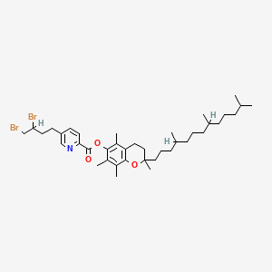 dl-alpha-Tocopheryl 5-(3,4-dibromobutyl)picolinate