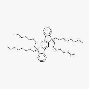 6,6,12,12-Tetraoctyl-6,12-dihydroindeno[1,2-b]fluorene