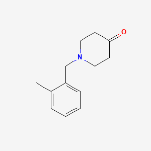 molecular formula C13H17NO B8650058 N-(2-methylbenzyl)4-piperidone 