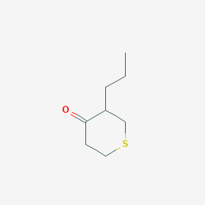 3-Propyl-tetrahydrothiopyran-4-one