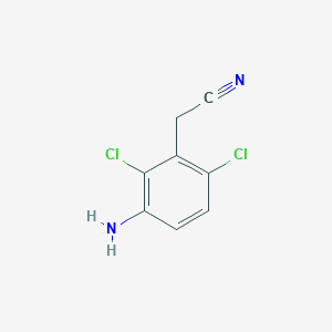 (3-Amino-2,6-dichloro-phenyl)-acetonitrile