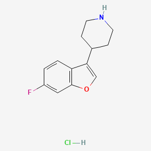 4-(6-Fluorobenzofuran-3-yl)piperidine hydrochloride