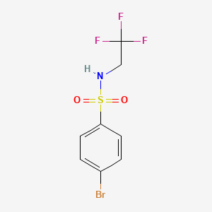 4-bromo-N-(2,2,2-trifluoroethyl)benzene-1-sulfonamide